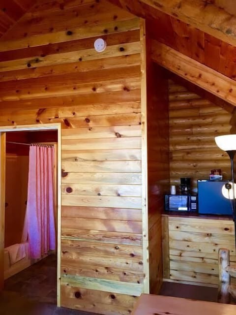 Single King Cabin | Bathroom | Combined shower/tub, free toiletries, towels