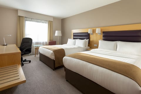 Standard Room, 2 Double Beds | Hypo-allergenic bedding, in-room safe, desk, laptop workspace