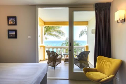 Deluxe room, oceanfront (La Belle Alliance) | Beach/ocean view