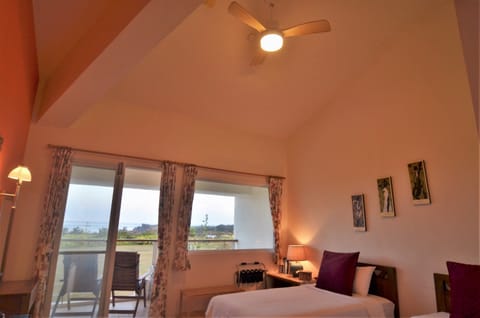 Double Room, Ocean View (B1-2 single beds) | Premium bedding, desk, soundproofing, free WiFi