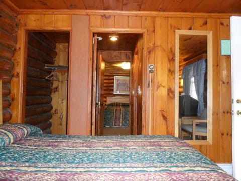 Two Bedroom Log Cabin On The Brook | Iron/ironing board, free cribs/infant beds, rollaway beds, free WiFi