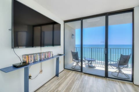 Condo, 1 Bedroom, Oceanfront (2830) | Living area | TV