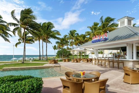 Poolside bar