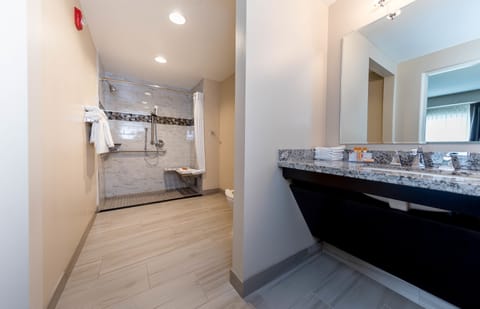 Legacy 2 Room Suite Accessible | Bathroom | Free toiletries, hair dryer, towels, soap