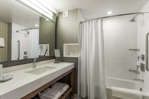Room, 2 Queen Beds, Non Smoking | Bathroom | Shower, designer toiletries, hair dryer, towels