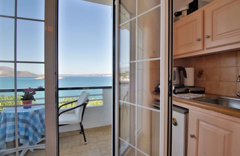 Studio | Private kitchen | Fridge, stovetop, coffee/tea maker, electric kettle