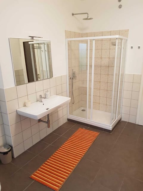 Double or Twin Room, Shared Bathroom | Bathroom | Shower, hair dryer, towels, soap