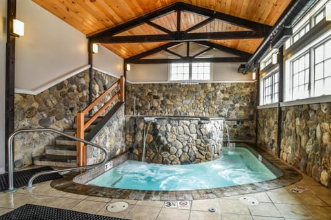 Indoor pool, seasonal outdoor pool