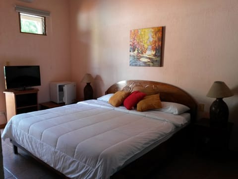 Standard Double Room, Garden View, Ground Floor | In-room safe, blackout drapes, free WiFi, bed sheets