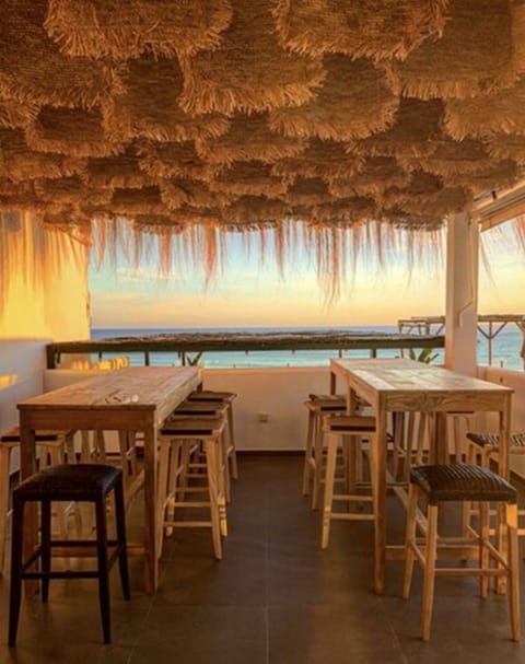 Tapas bar, ocean views