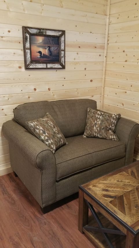 Cabin, 1 Bedroom | Living area