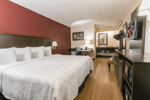 Superior Room, 1 King Bed (Smoke Free) | Blackout drapes, free WiFi, bed sheets