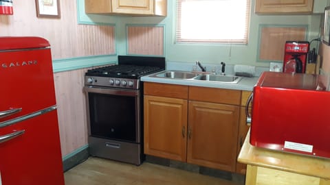 Deluxe Cottage | Private kitchen | Mini-fridge, microwave, freezer