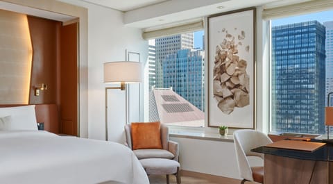 Grand Room, 1 King Bed, City View | Frette Italian sheets, premium bedding, down comforters, pillowtop beds