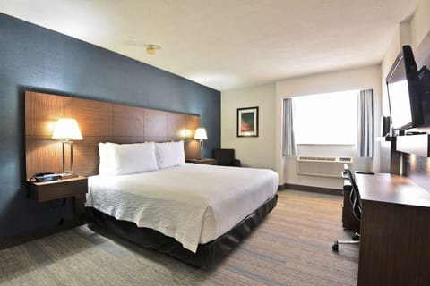 Corporate Floor - Business King Room | Premium bedding, pillowtop beds, in-room safe, desk
