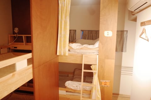 Basic Room, Multiple Beds, Non Smoking (YAMABUKI ROOM) | Desk, blackout drapes, free WiFi, bed sheets