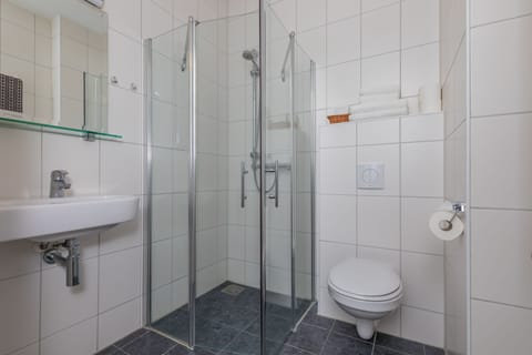 Standard Room | Bathroom | Hair dryer, towels