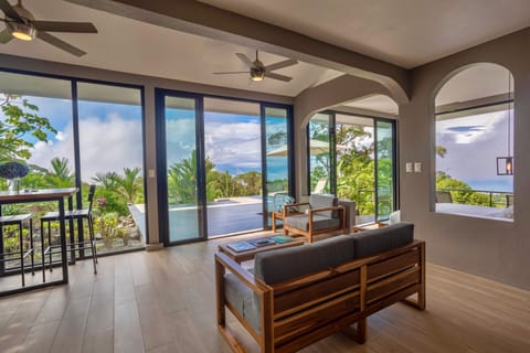 Luxury Villa, 1 King Bed, Private Pool, Ocean View | Living area
