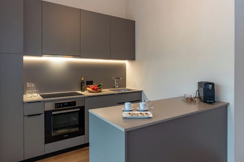 Superior Apartment Attica, 2 bedrooms (incl. final cleaning fee) | Private kitchen | Full-size fridge, microwave, stovetop, dishwasher