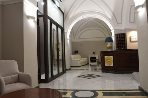 Interior entrance