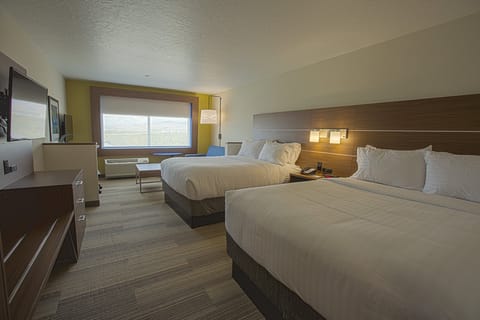 Suite, 2 Queen Beds | Egyptian cotton sheets, premium bedding, down comforters, in-room safe