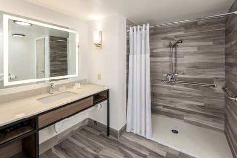 One-Bedroom King Suite Non Smoking | Bathroom shower