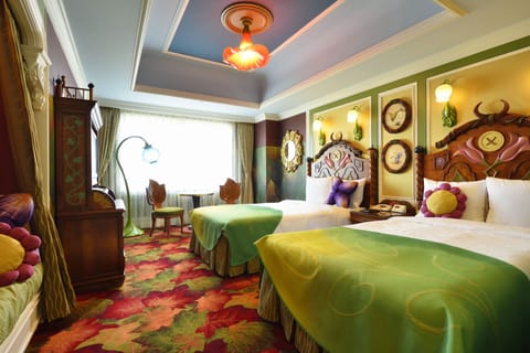 [2-5 Nights] Character Disney's Tinker Bell Room (3rd-9th Floors) | In-room safe, blackout drapes, free WiFi, bed sheets