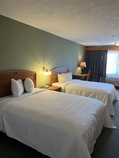 Deluxe Room, 2 Queen Beds | In-room safe, desk, soundproofing, iron/ironing board