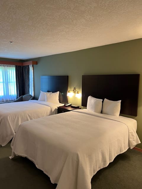 Club Room, 2 Queen Beds | In-room safe, desk, soundproofing, iron/ironing board