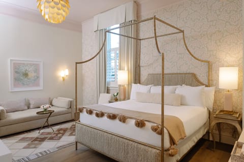 Premier Double Room | Frette Italian sheets, premium bedding, down comforters, in-room safe