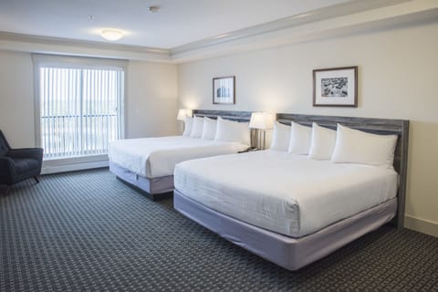 Room, 2 Queen Beds, Refrigerator & Microwave | Premium bedding, pillowtop beds, in-room safe, desk