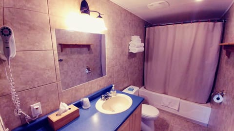 Room, 1 Queen Bed | Bathroom | Shower, towels