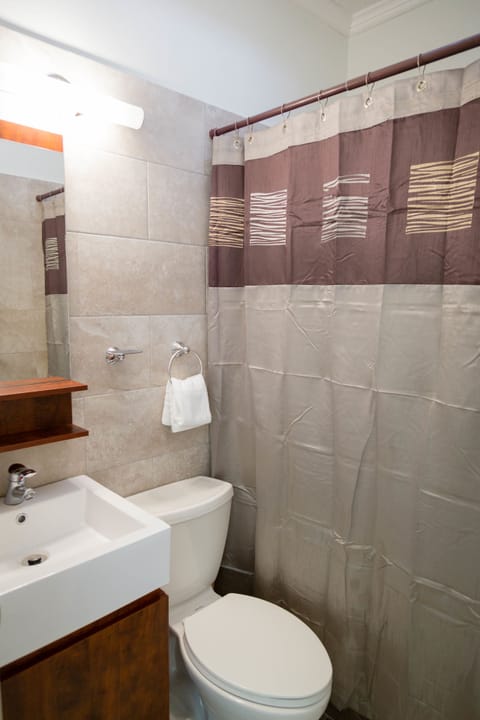Deluxe Apartment, 2 Bedrooms, Mountain View, Executive Level | Bathroom | Combined shower/tub, free toiletries, hair dryer, towels