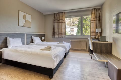 Standard Double or Twin Room, Mountain View | Hypo-allergenic bedding, memory foam beds, minibar, in-room safe