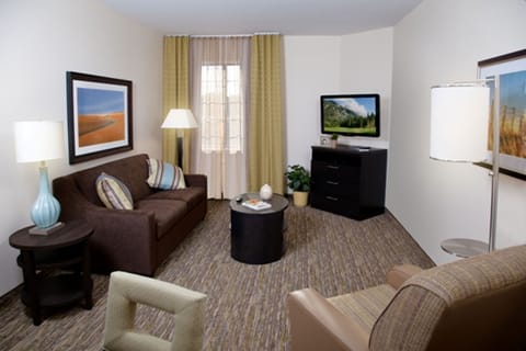 Suite, 2 Bedrooms | In-room safe, desk, laptop workspace, iron/ironing board