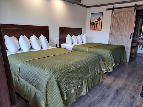 Standard Room, 2 Queen Beds | Premium bedding, pillowtop beds, desk, iron/ironing board