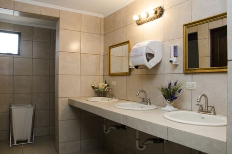 Superior Apartment | Bathroom | Rainfall showerhead, hair dryer, towels, soap