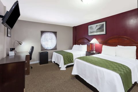 Room, 2 Queen Beds | Iron/ironing board, rollaway beds, free WiFi, bed sheets