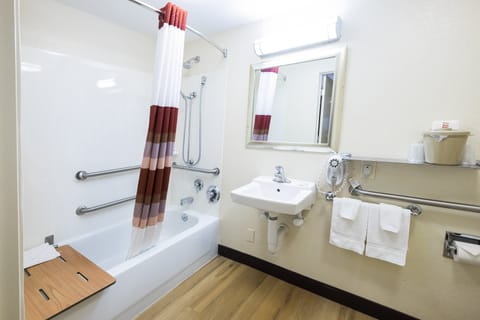 Superior Room, 1 King Bed, Accessible (Smoke Free) | Bathroom | Combined shower/tub, eco-friendly toiletries, towels