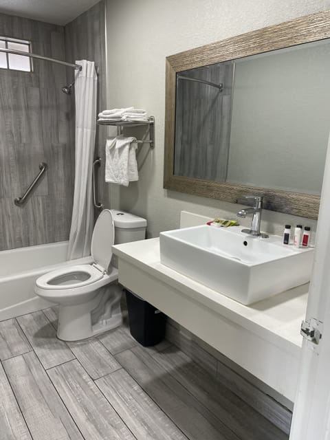 Elite Studio Suite | Bathroom | Free toiletries, hair dryer, towels