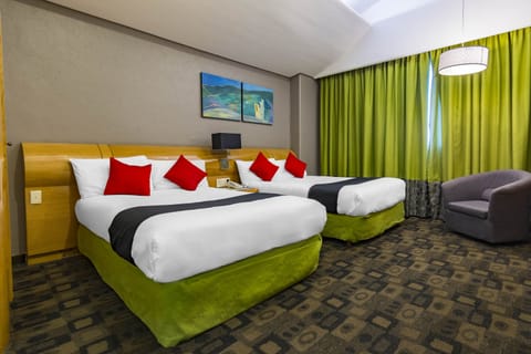 Standard Room, 2 Queen Beds | In-room safe, desk, iron/ironing board, free WiFi