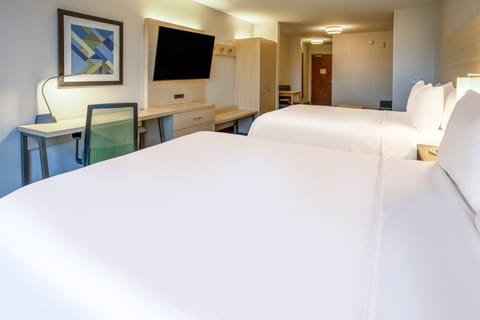 Suite, 2 Queen Beds, Accessible (Roll-In Shower) | In-room safe, desk, blackout drapes, iron/ironing board