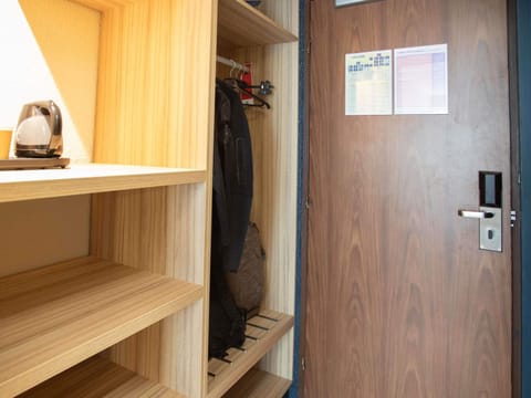 Standard Triple Room, 2 Double Beds | Desk, blackout drapes, soundproofing, iron/ironing board