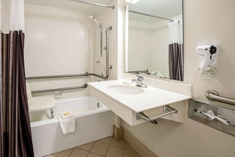 Room, 1 King Bed, Accessible, Non Smoking (Tub with Grab Bars) | Accessible bathroom