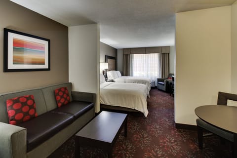 Suite, Multiple Beds | In-room safe, blackout drapes, iron/ironing board