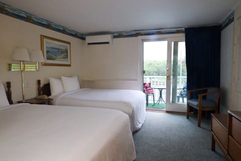 Standard Room, 1 Queen and 1 Full Bed, Waterfront | Iron/ironing board, free cribs/infant beds, free WiFi, bed sheets