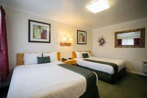 Standard Room, 2 Queen Beds | Iron/ironing board, free WiFi, bed sheets