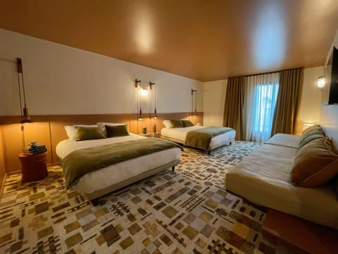 Family Room, Multiple Beds | Select Comfort beds, individually decorated, soundproofing