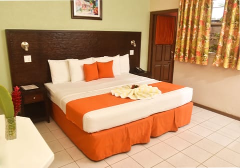 Standard Room, 1 King Bed, Non Smoking, Patio | In-room safe, blackout drapes, iron/ironing board, free WiFi