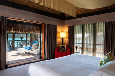 Deluxe Villa, 1 King Bed, Overwater | Premium bedding, down comforters, minibar, in-room safe